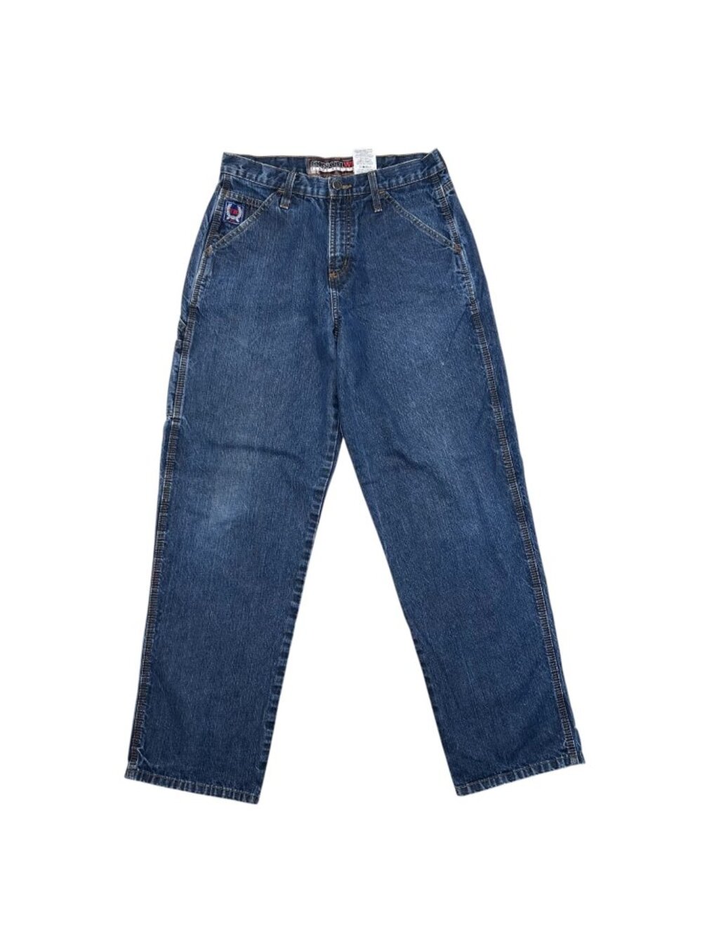 Cinch WRX FR Blue Label 32x34 Denim Jeans Blue Relaxed Fit Work Outdoors